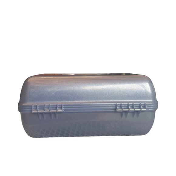 Caboodles On-the-Go Girl Makeup Case Organizer with Mirror Blue Sparkle Travel - Picture 5 of 13